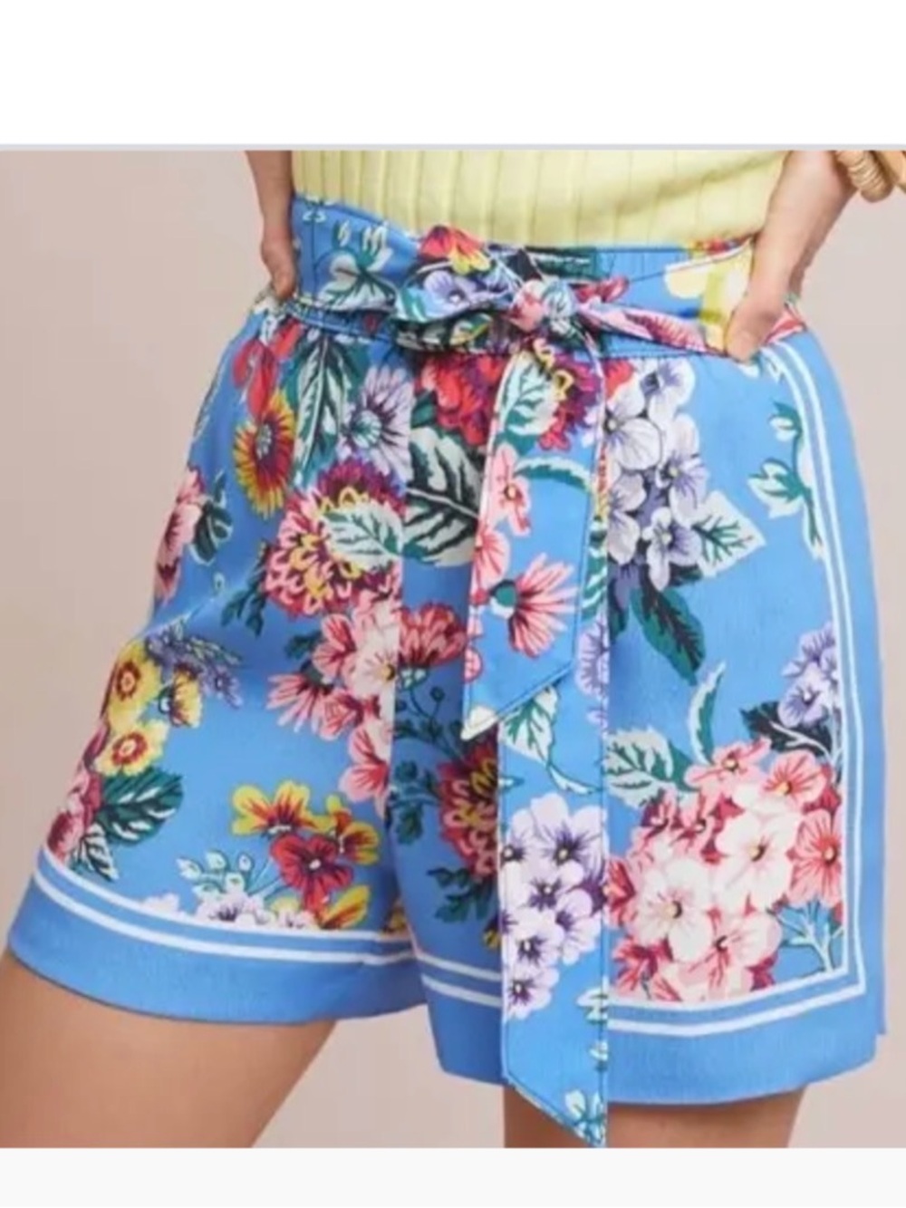 Maeve Floral Shorts Medium
